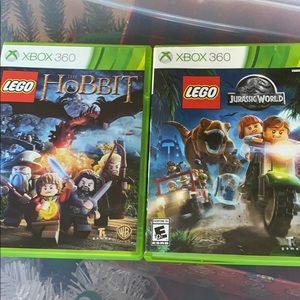 The hobbit and Jurassic Park Lego bundle